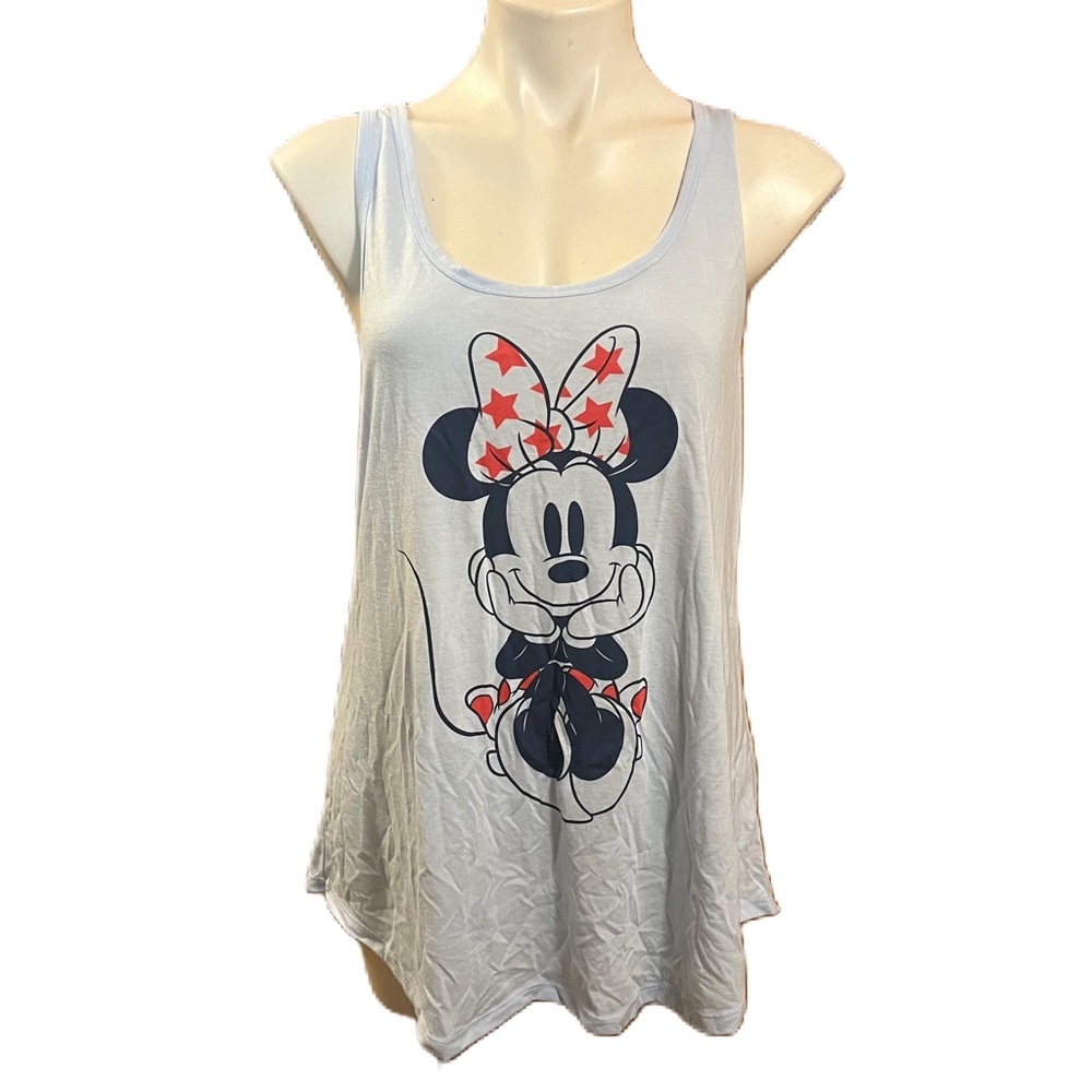Disney Minnie Mouse light blue tank top XL